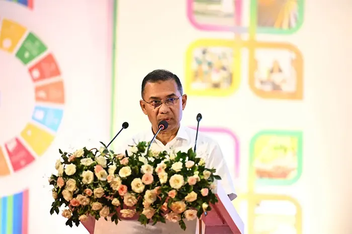 ভঙ্গুর রাষ্ট্র পুনর্গঠনে এসডিজি বাস্তবায়নে গুরুত্বারোপ করলেন প্রধানমন্ত্রী তারেক রহমান