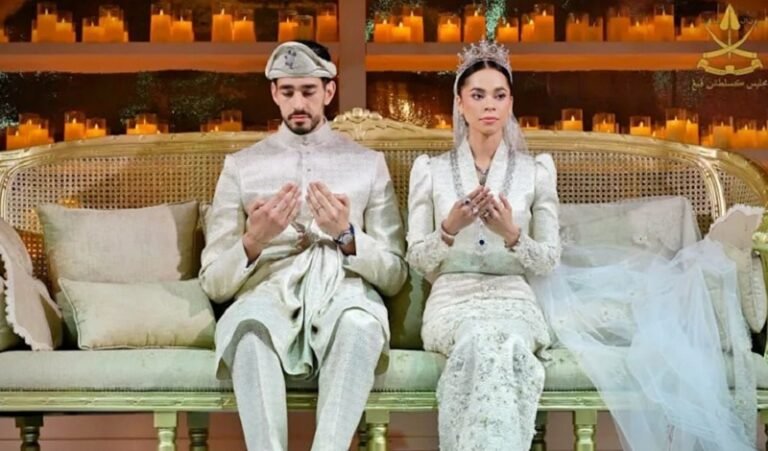 মালয়েশিয়ার রাজকন্যা ইলিয়ানার সঙ্গে ব্রিটিশ রেসিং ড্রাইভার ক্রিসের রাজকীয় বিয়ে সম্পন্ন