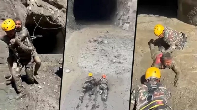 নেপালে জলবিদ্যুৎ প্রকল্পের সুড়ঙ্গে আটকা পড়া শ্রমিকদের উদ্ধারে চলছে বিশেষ অভিযান