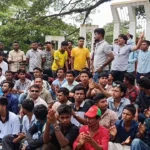 দিরাইয়ে ইউএনও সনজিব সরকারের অপসারণ দাবিতে ছাত্রদলের অবস্থান কর্মসূচি