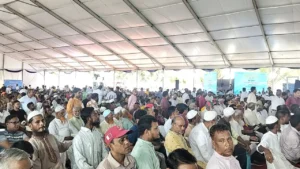কটিয়াদীতে প্রধানমন্ত্রী তারেক রহমানের সফর ঘিরে উৎসবের আমেজ, মানুষের ঢল