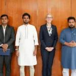 ব্রিটিশ হাইকমিশনারের সঙ্গে বৈঠক করলেন নাহিদ ইসলাম