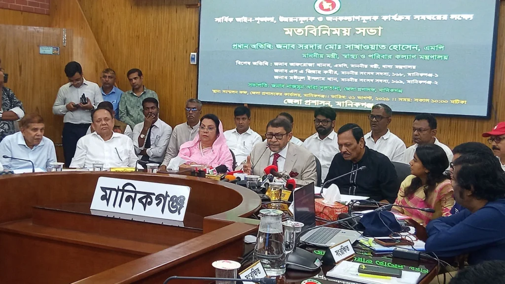 ফ্যাসিস্ট সরকারের আমলে চিকিৎসা সরঞ্জাম কিনে কোটি কোটি টাকা লুট: স্বাস্থ্যমন্ত্রী