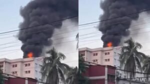 ময়মনসিংহ মেডিকেল কলেজ হাসপাতালে আগুন, শিশু ওয়ার্ডে আতঙ্ক