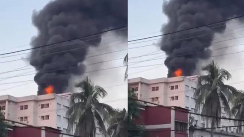 ময়মনসিংহ মেডিকেল কলেজ হাসপাতালে আগুন, শিশু ওয়ার্ডে আতঙ্ক