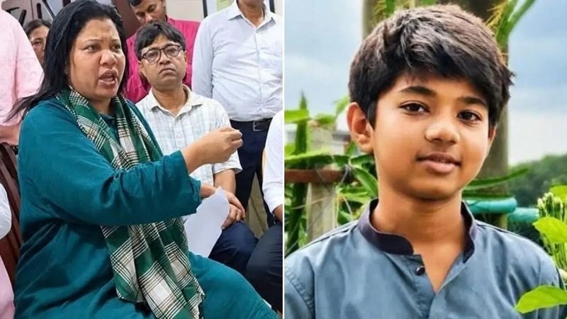 সন্তানকে মাদক সংশ্লিষ্টতা নিয়ে অপপ্রচারের প্রতিবাদ মায়ের