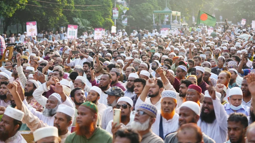 আট দফা দাবিতে ঢাকা-রংপুর লংমার্চ শুরু