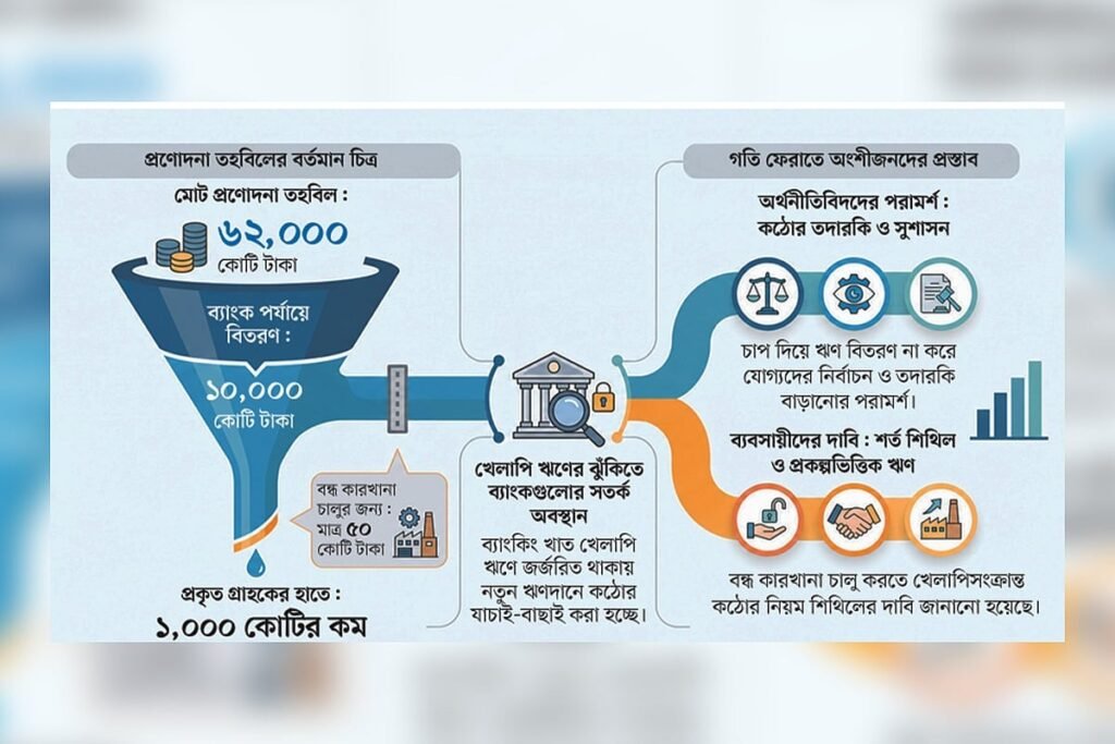 প্রণোদনা ঋণে ধীরগতি: শর্ত শিথিলের দাবি ব্যবসায়ীদের
