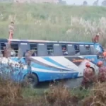 মুন্সীগঞ্জে এক্সপ্রেসওয়েতে বাস দুর্ঘটনা: নিহত ৩