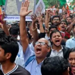 দিল্লিতে সিইসি জ্ঞানেশ কুমারের পদত্যাগের দাবিতে বিক্ষোভ